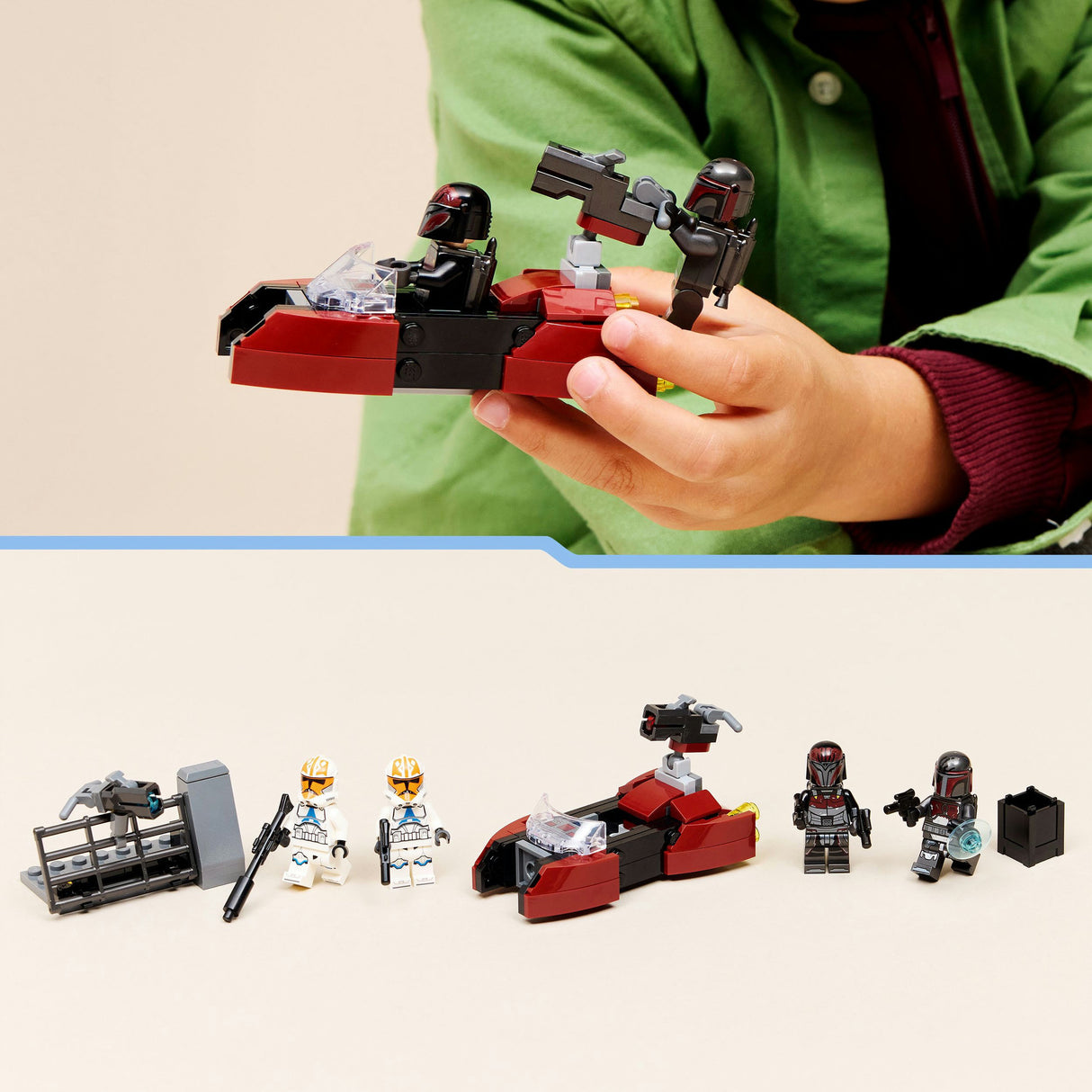 Lego star wars siege of mandalore kamppakke - gave til drenge fra 6 år - 75449