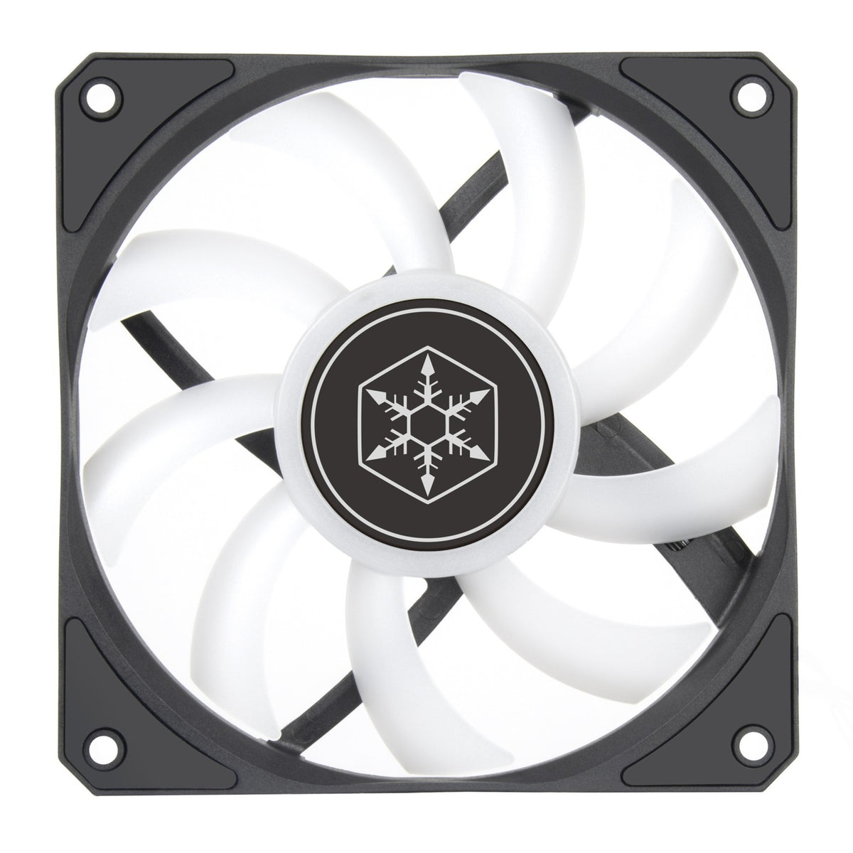 Silverstone air slimer 120 argb kabinet ventilator (sort, 120 x 120 x 15 mm, pwm)