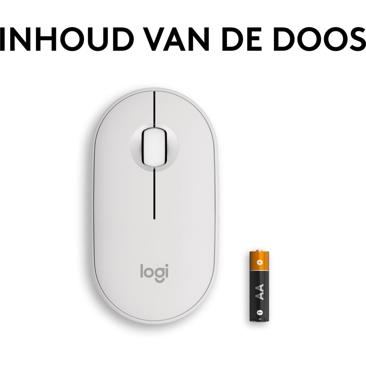 Logitech pebble mouse 2 m350s (hvid)