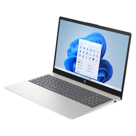 Hp 15-fd1253ndx 15.6 laptop (zilver goud | core 5 120u | intel graphics | 8 gb | 512 gb ssd)