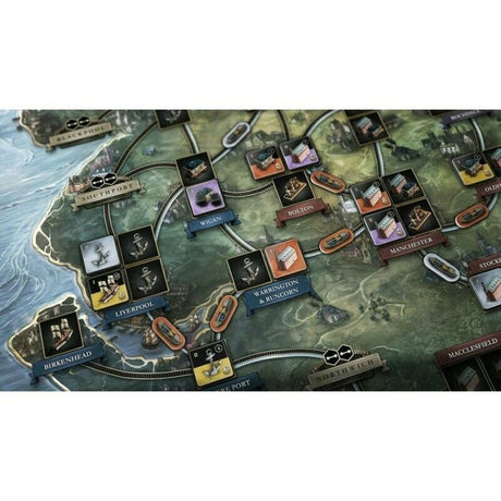 Asmodee brass: lancashire brætspil (engelsk, 2 - 4 spillere, 120 - 180 minutter, fra 14 år)