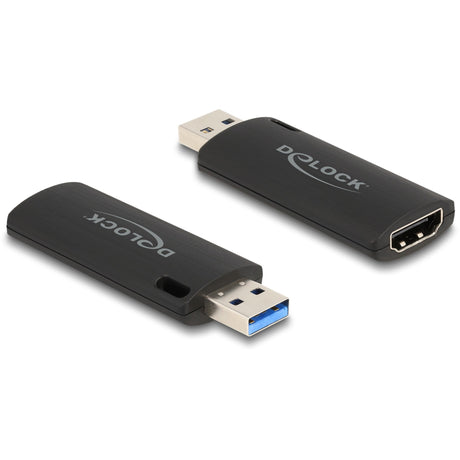 Delock HDMI video capture stick USB-A adapter (sort)