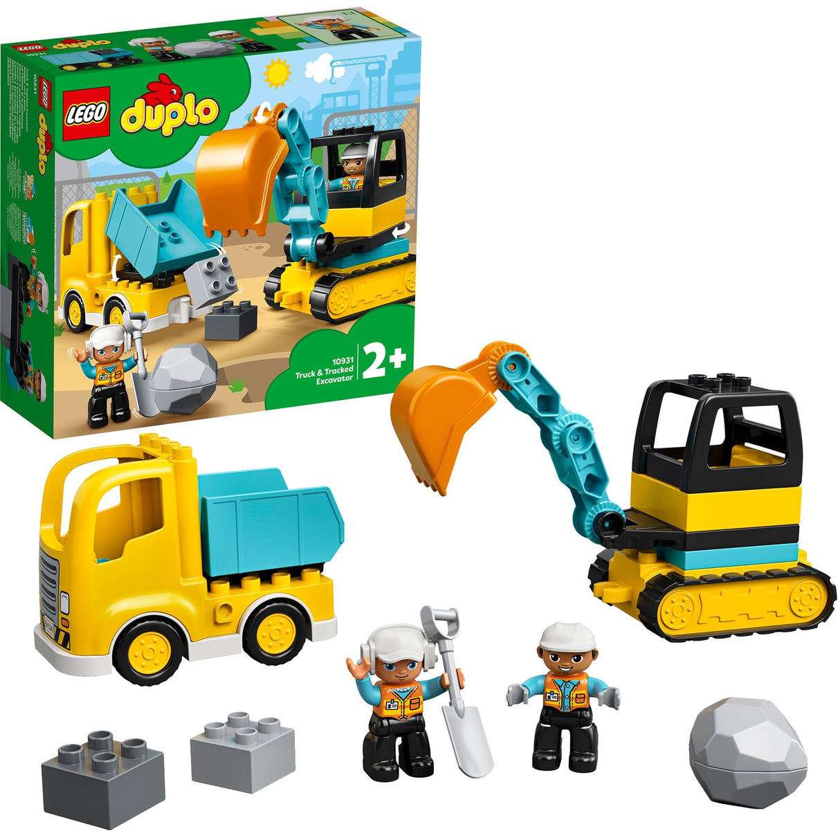 Lego duplo lastbil bæltegraver 10931