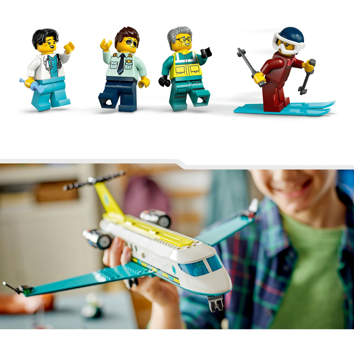 Lego ® byambulancefly, legetøjsfly - 60465