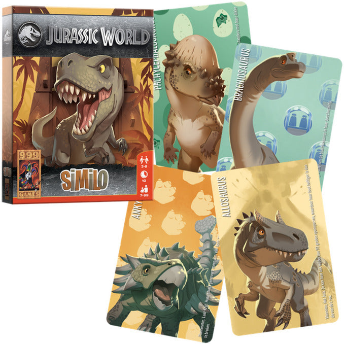 999-spil 999 spil-lignende: Jurassic World-kortspil (hollandsk, 2 - 8 spillere, 10 minutter, fra 7 år)