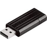 Verbatim pinstripe USB-drev 16 GB USB-stick (sort, USB 2.0)