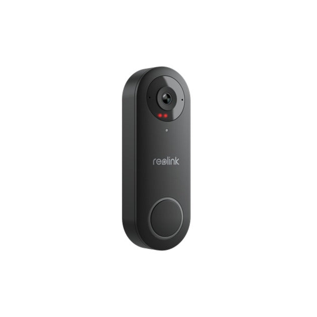 Reolink smart 2k+ kablet poe videodørklokke med klokke (sort)