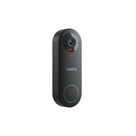 Reolink smart 2k+ kablet poe videodørklokke med klokke (sort)