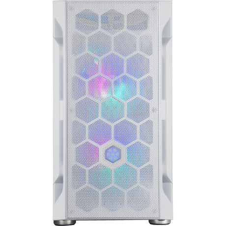 Silverstone fara h1m pro midi tårnhus (hvid | 3x USB-A | RGB | vindue)