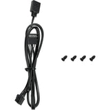 Deepcool fl12 rgb kabinet blæser (sort, 120 x 120 x 25 mm, pwm)