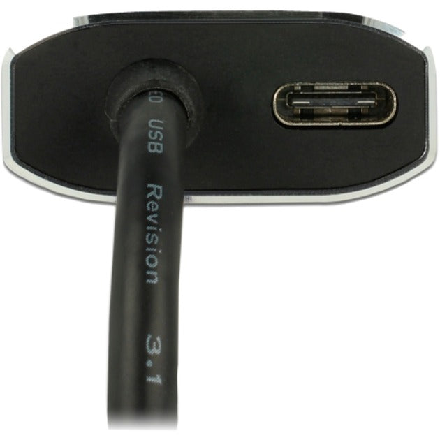 Delock USB-C (han) > HDMI (hun) adapter (mørkegrå, 0,2 meter, 4k 60hz)