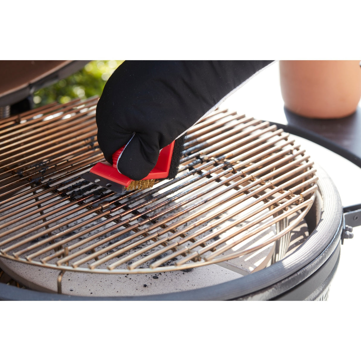 Barbecook 3-i-1 børste rød børste (rød)