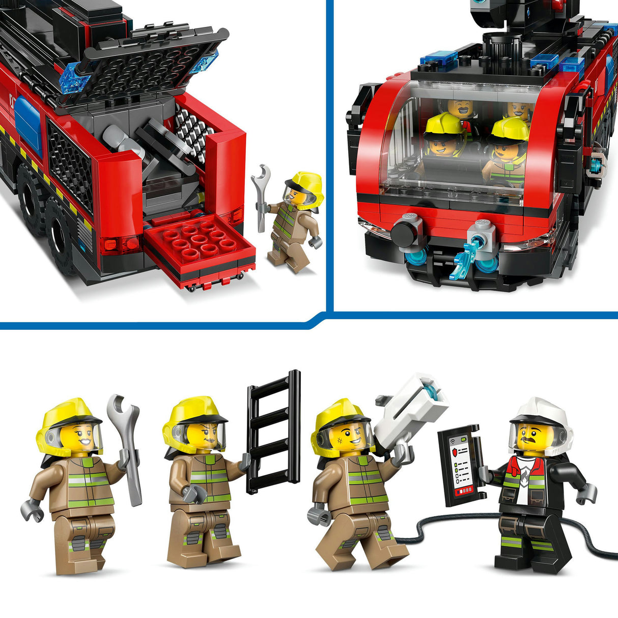 Lego city - byggelegetøj til lufthavnsbrandbil (60499)
