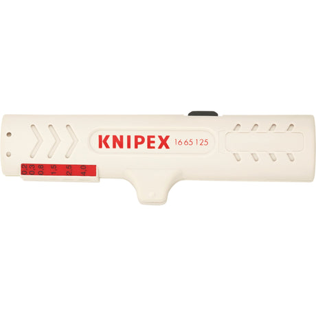 Knipex 16 65 125 sb kabelstripper velegnet til: cat5 kabel 4,5 til 10 mm 0,2 til 4,0 mm²