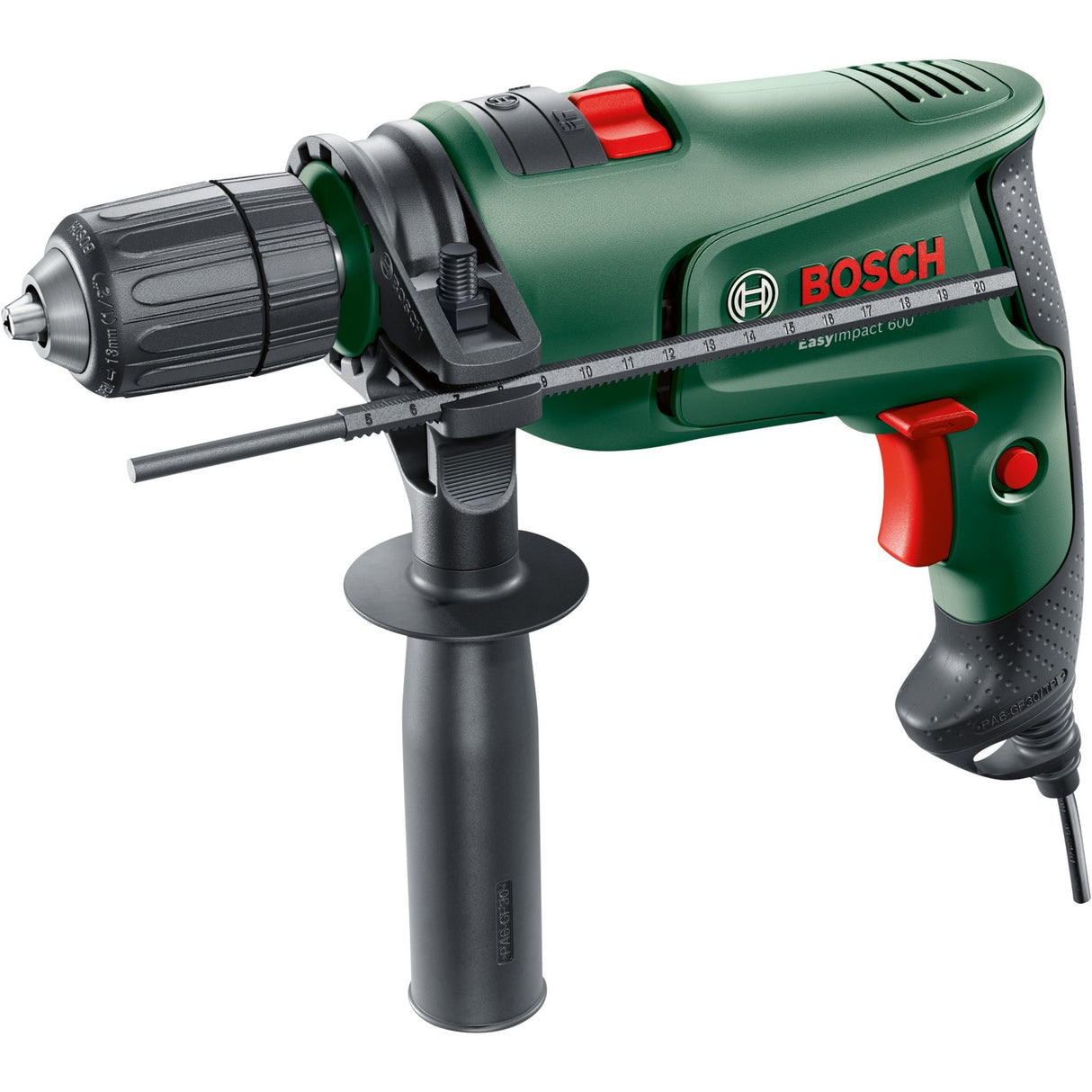 Bosch easyimpact 600 slagboremaskine (grøn sort, kasse medfølger)