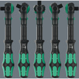 Wera 8000 b black edition zyklop speed skralde med 3 8 drev (sort grøn)