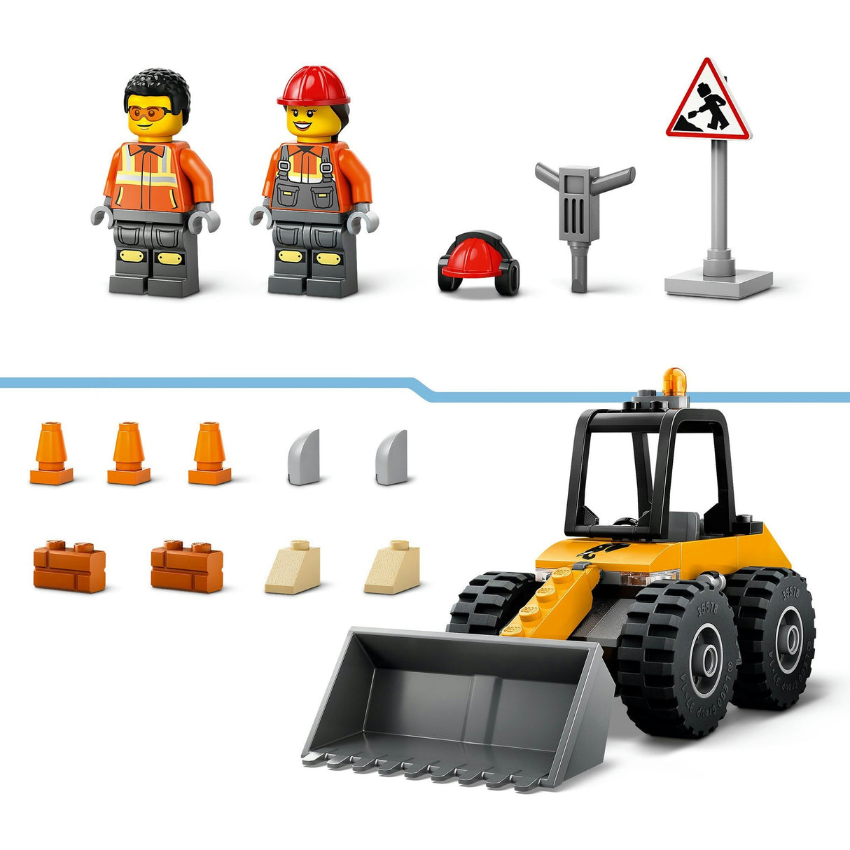 Lego city - gul hjullæsser byggelegetøj (60450)