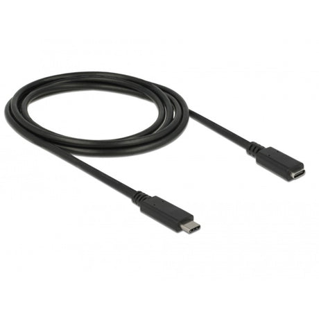 Delock USB-C forlængerkabel (sort, 2 meter)