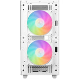 Deepcool ch360 digitalt mini tårnhus (hvid | 1x USB-A | 1x USB-C | RGB | hærdet glas)