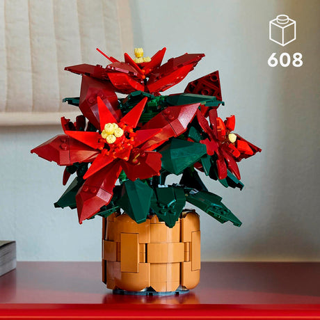 Lego icons kerstster poinsettia - 10370
