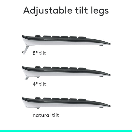 Logitech trådløst tastatur og mus sæt mk540 qwerty