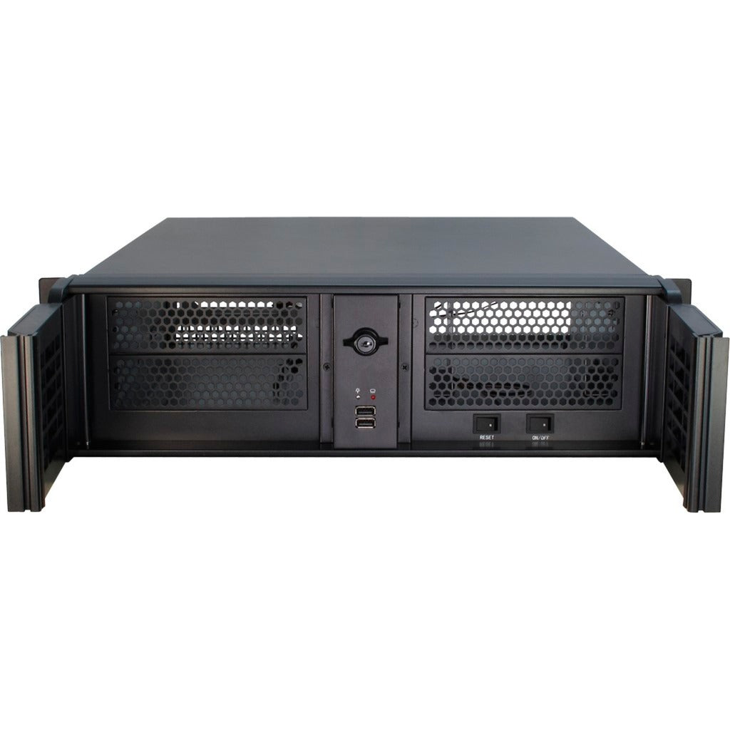 Inter-tech 3u-3098-s rackhus (sort | 2x USB-A)