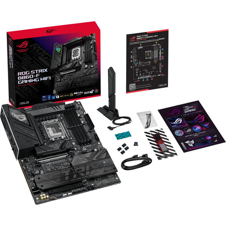 Asus ROG Strix B860-F Gaming WiFi Socket 1851 bundkort (RAID, 2,5 GB-LAN, WiFi 7, BT, lyd, ATX)