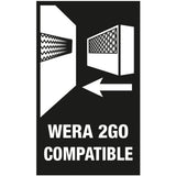 Wera kraftform kompakt vario ra, 7-delt bit sæt (sort grøn)