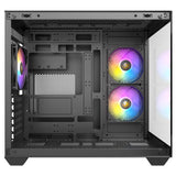 Antec cx800 argb midi tårnhus (sort | 2x usb-a | hærdet glas)