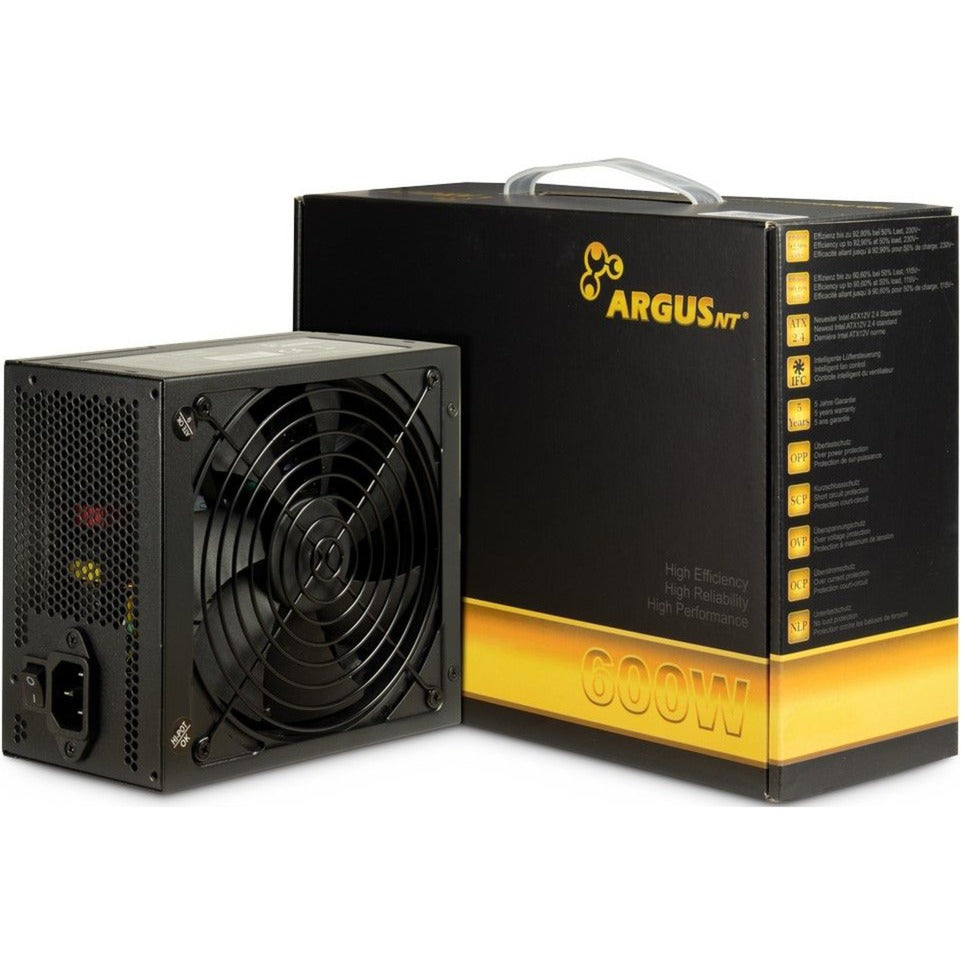 Inter-tech argus GPS-600 600 watt strømforsyning (sort, 4x pcie)