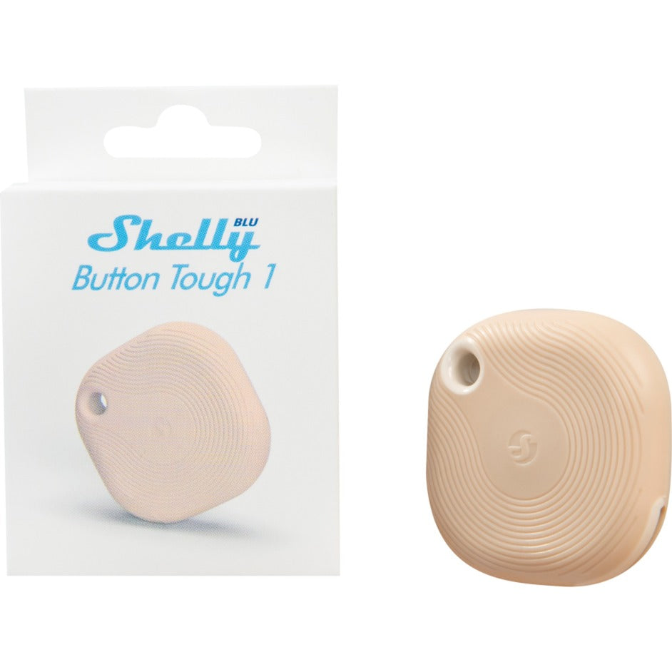 Shelly blu knap hård 1 knap (mokka, bluetooth)