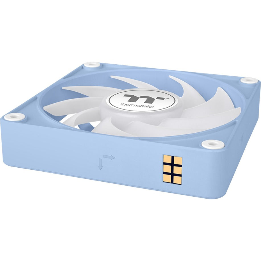 Thermaltake ct120 ex argb sync pc køleblæser hortensiablå (3-fan pakke) kuffertventilatorer (lyseblå, 3 stk., 120 x 120 x 25 mm, pwm)