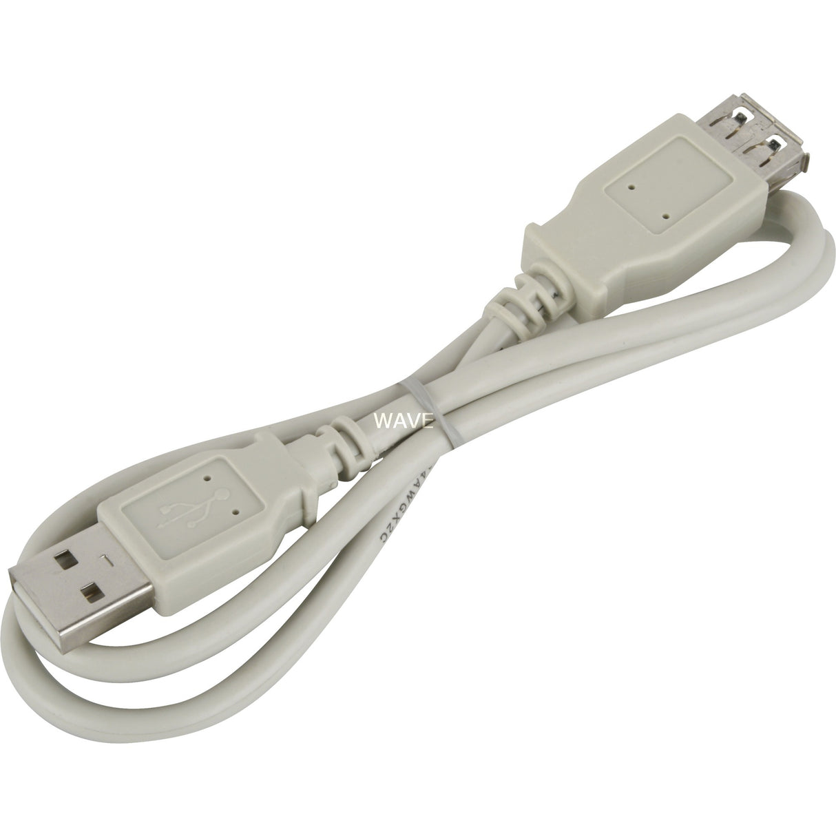 Goobay USB 2.0 forlængerkabel (grå, 0,6 meter)