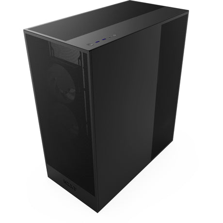 Nzxt h7 flow (2024) midi tårnhus (sort | 2x USB-A | 1x USB-C | hærdet glas)
