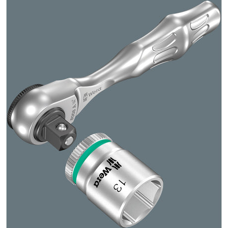 Wera 8008 en zyklop mini 3 skralde med 1 4 -drev