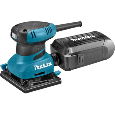 Makita 230 v orbitalsliber bo4555k (blå sort, i etui)