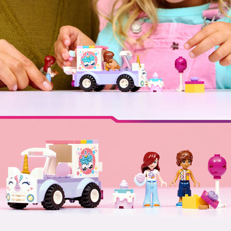 Lego friends 42675 enhjørning kage leveringsbil