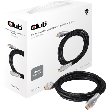 Club 3D HDMI 2.0 premium UHD-kabel (3 meter)