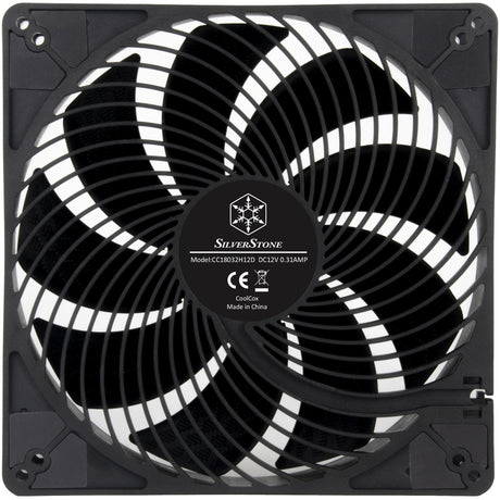 Silverstone air penetrator 184i pro case ventilator (sort, 180 x 180 x 32 mm, pwm)