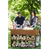 Barbecook nestor buddy fra corten stål bord