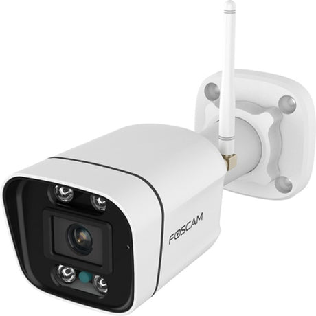 Foscam v5p, 3k 5mp dual-band wifi camera met geluid- en lichtalarm (wit)