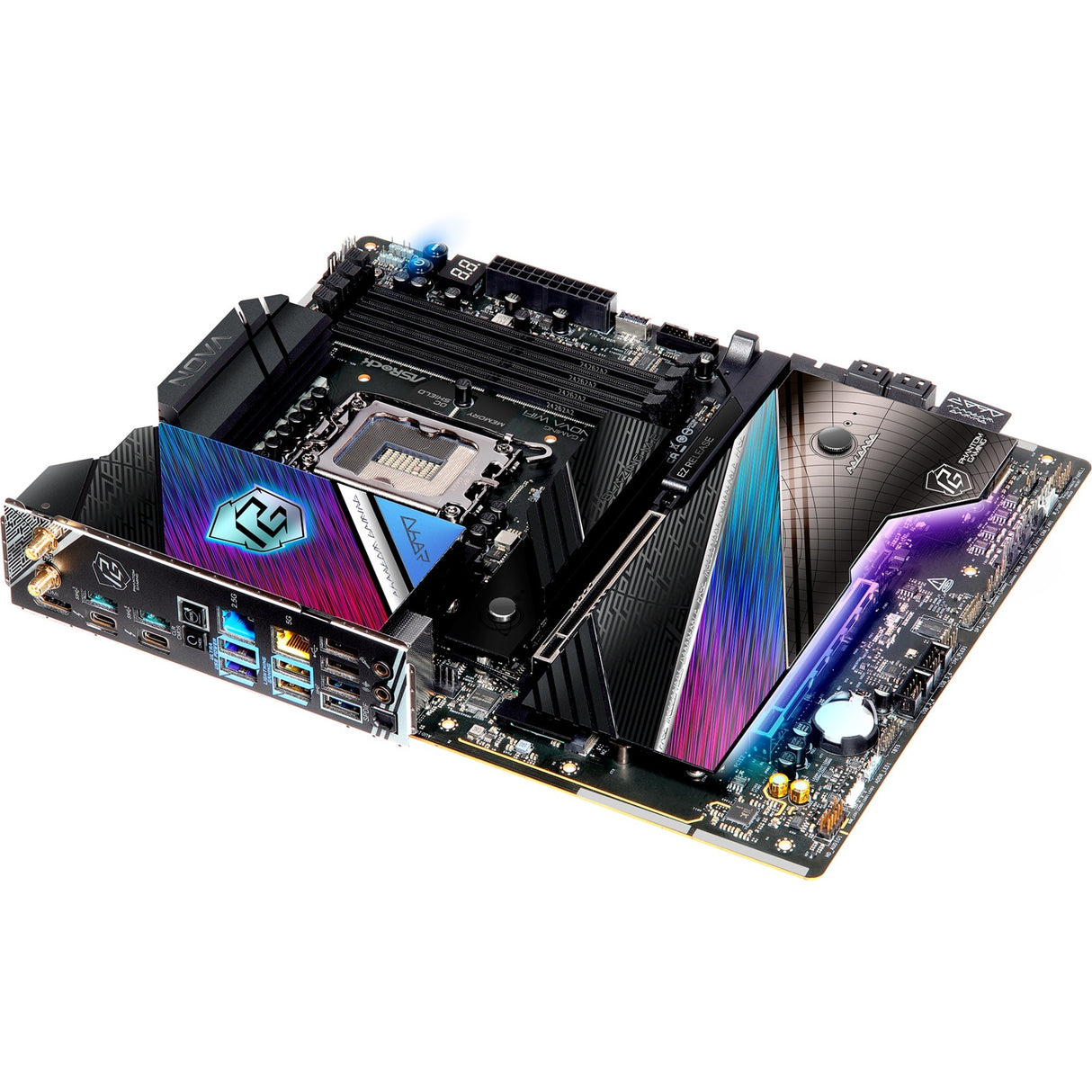 Asrock Z890 Nova WiFi Socket 1851 bundkort (sort, RAID, 5GB-LAN, 2,5GB-LAN, WiFi 7, BT, Lyd, ATX)
