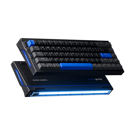 Mchose Ace 68 Turbo Full-Aluminium Esports Hall Effect Keyboard (sort, US Layout (QWERTY), Mount Tai GT HE, 65%, 16K, RGB, Hot Swap, USB-C, Hall Effect Sensor)
