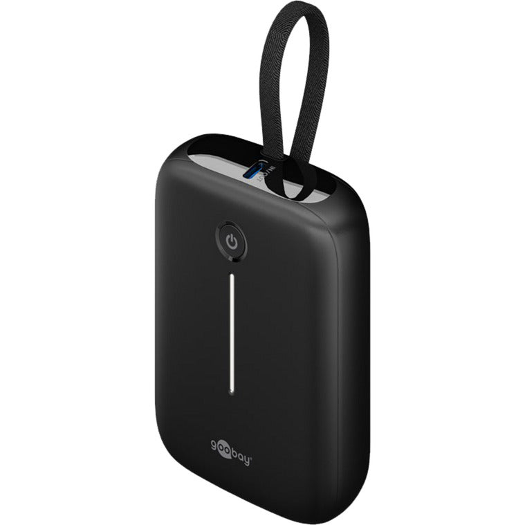 Goobay powerbank 10.000 mah - 20w (sort, USB-C PD)