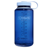 Nalgene bred mund sustain vandflaske, 1 liter drikkedunk (indigo)