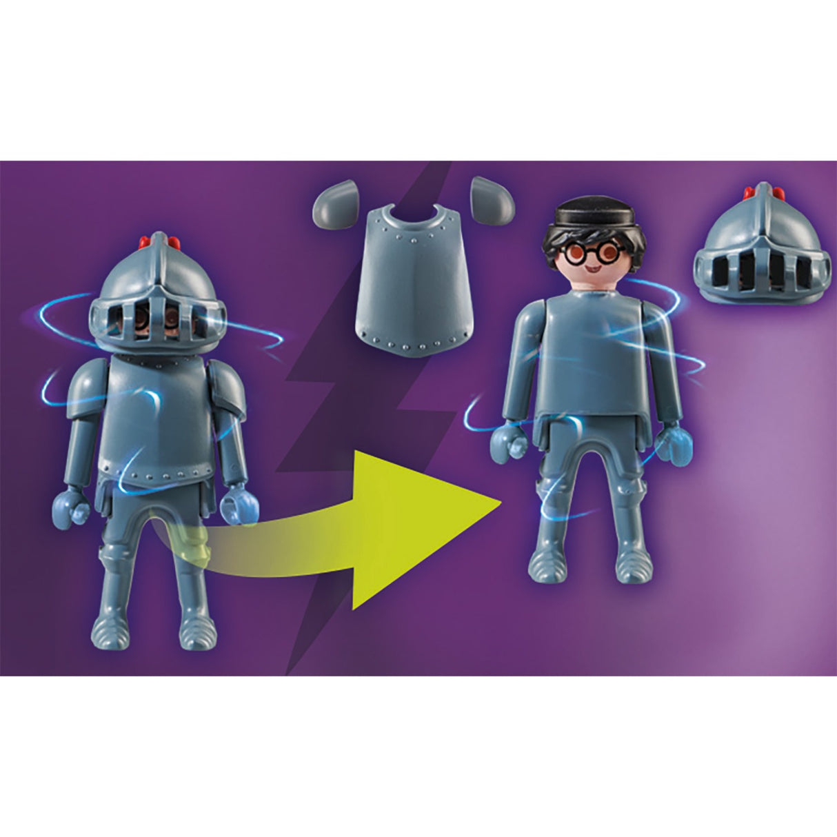 Playmobil Scooby Doo! - eventyr med sort ridder byggelegetøj (70709)