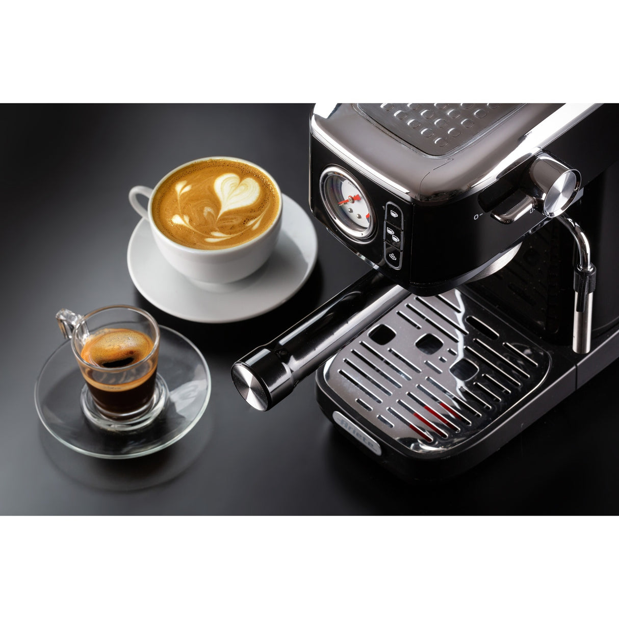 Ariete moderna espresso slim 1381 12 espressomaskine (sort)