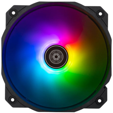 Silverstone shark force 160 argb kabinet ventilator (sort, 160 x 160 x 25 mm, pwm)