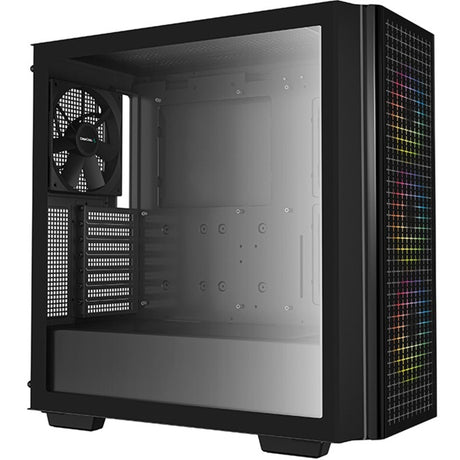 Deepcool CG540 midi tårnhus (sort | 2x USB-A | vindue)