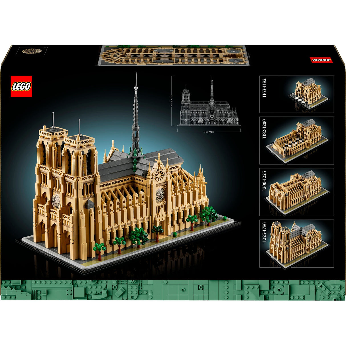 Lego arkitektur notre-dame i paris - 21061